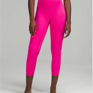 🍋Lululemon 🩷Sonic Pink🩷 Align High-Rise Pant with Pockets 25” Inseam Size 10!